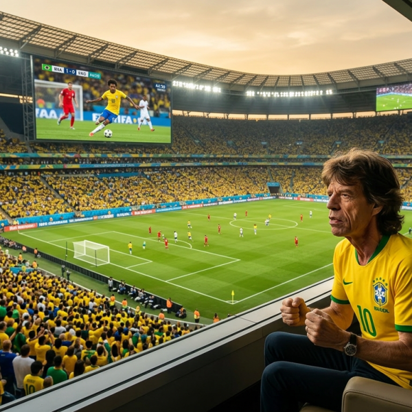 O Maior Amuleto Inverso do Futebol: Como Mick Jagger Virou o “Pé-Frio” Oficial das&nbsp;Copas
