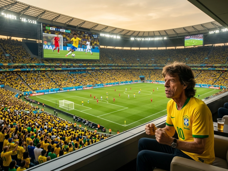O Maior Amuleto Inverso do Futebol: Como Mick Jagger Virou o “Pé-Frio” Oficial das&nbsp;Copas